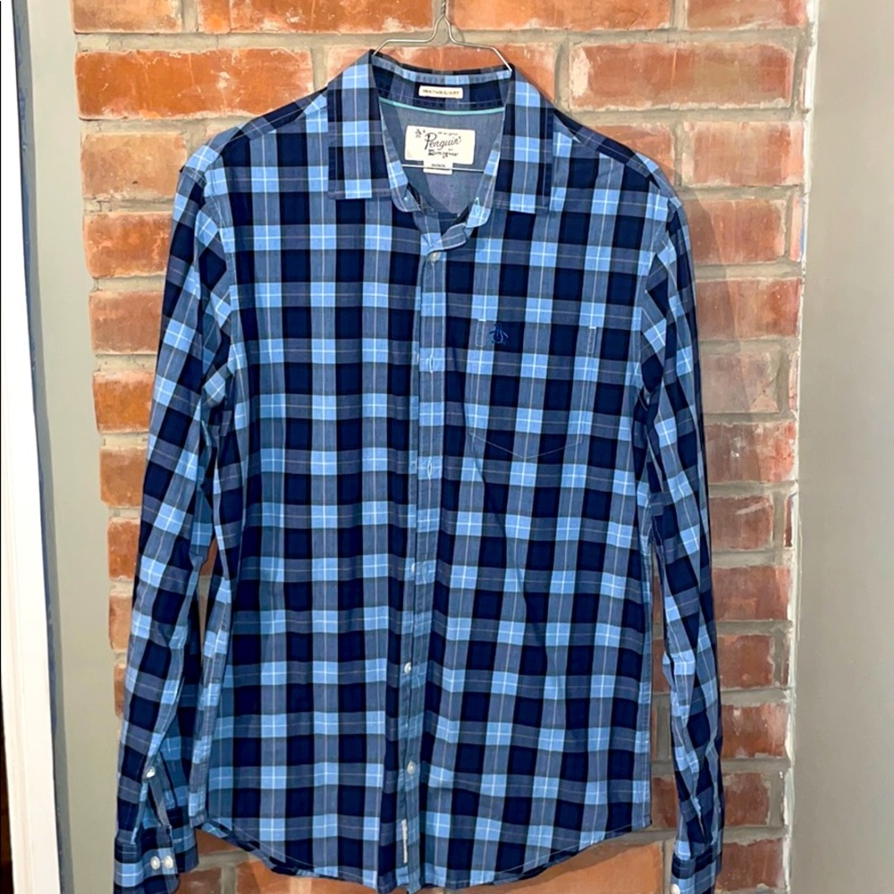 Original Penguin heritage slim fit dress shirt